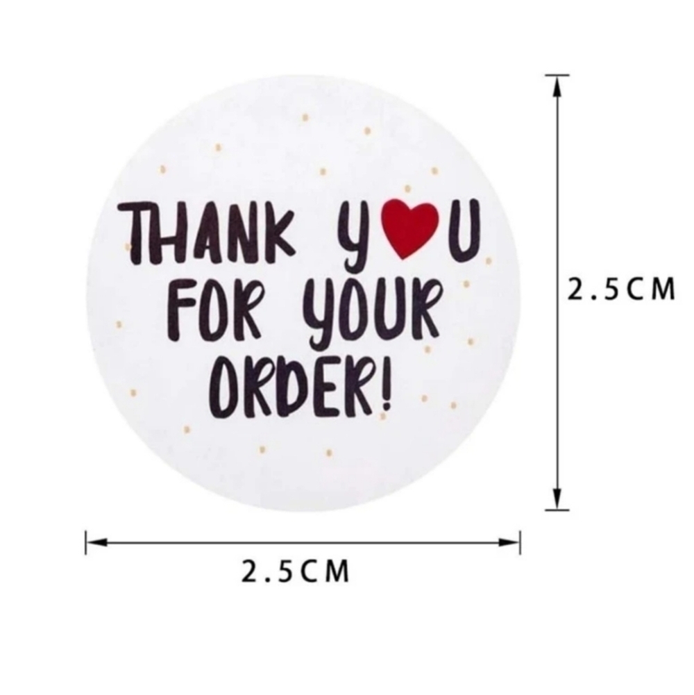 THANK Y💓U FOR YOUR ORDER STICKERS ▪︎500 pk - Picture 5 of 8